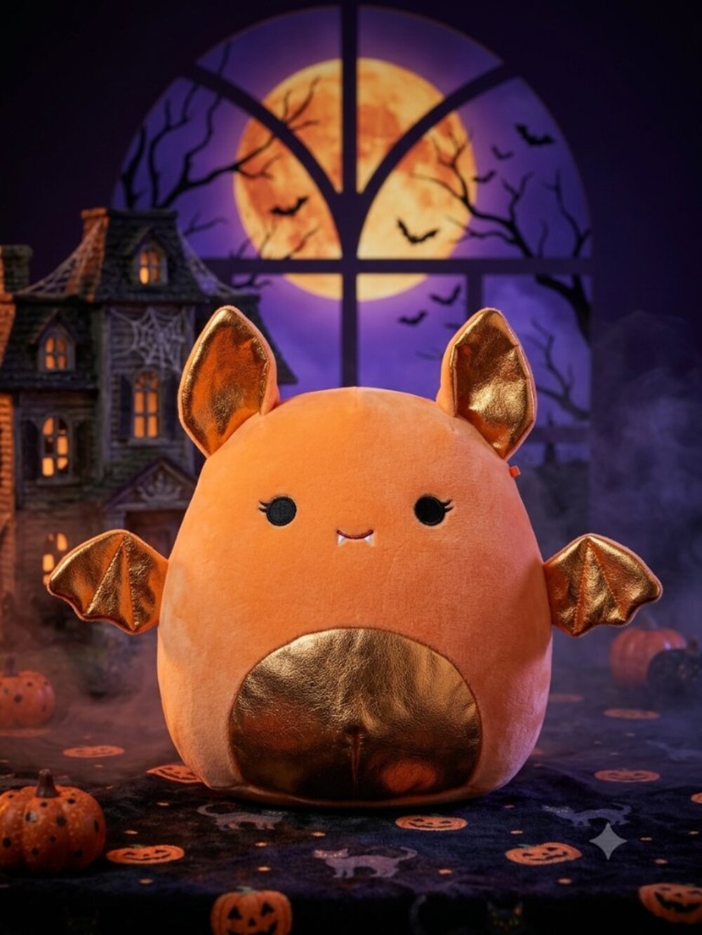 16” Squishmallows Tangie the Orange Bat